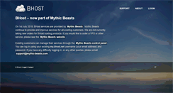 Desktop Screenshot of bhost.net